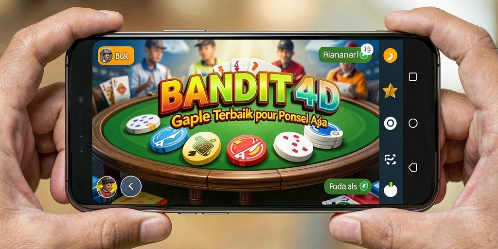 Screenshot gameplay BANDIT4D yang menunjukkan keseruan bermain Gaple.