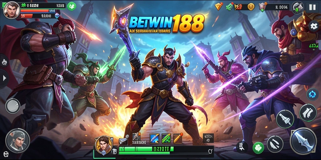 Tampilan gameplay seru dalam BETWIN188 yang penuh aksi.