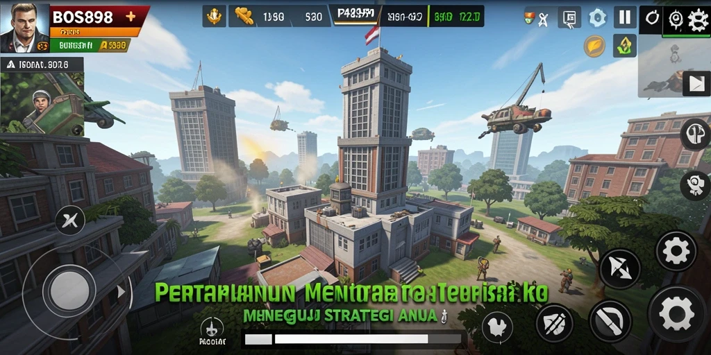 Gameplay Tower Defense yang menarik dan strategis.