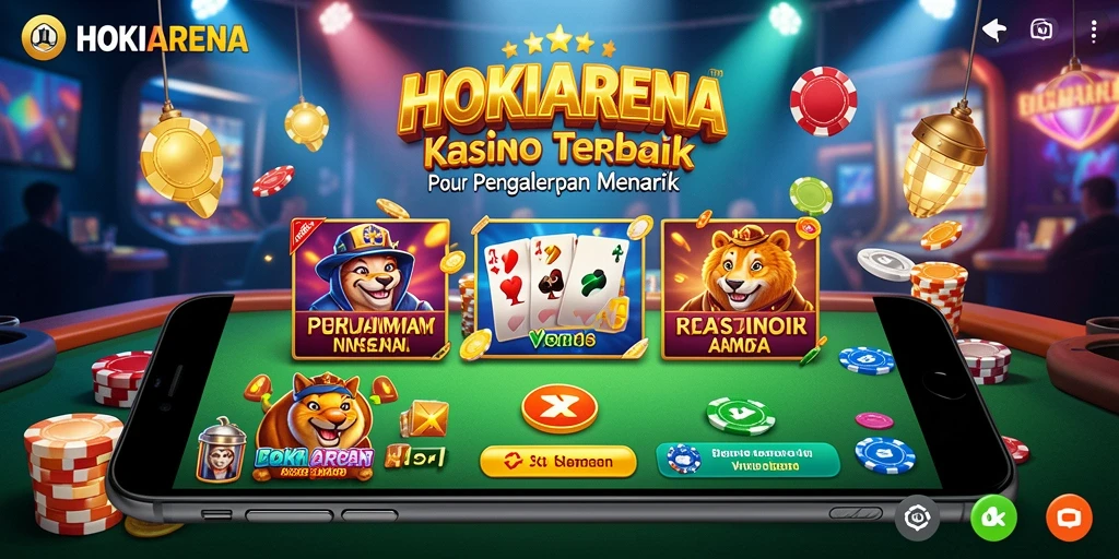 Screenshot HOKIARENA menampilkan aksi seru permainan Kasino.