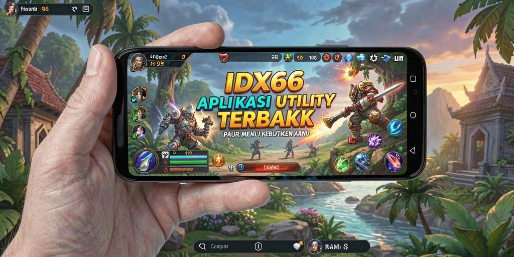 Tampilan intuitif dari aplikasi Utility IDX66 yang mudah digunakan.