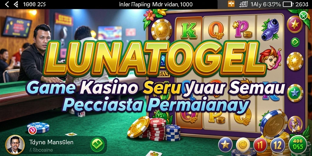 Tampilan gameplay LUNATOGEL yang menarik dan mendebarkan.