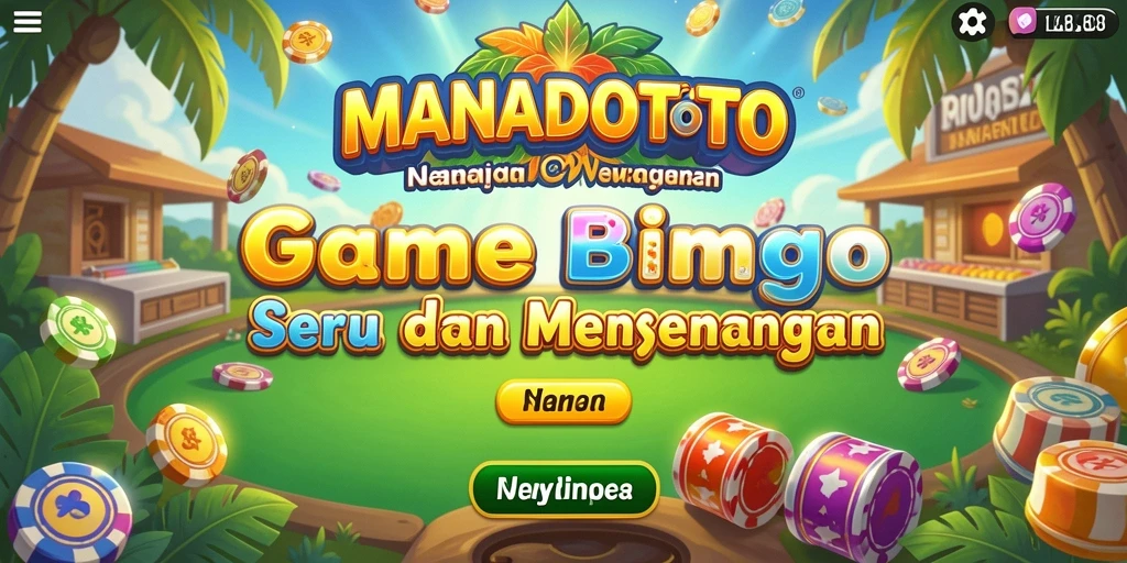 Tampilan menarik gameplay Bingo di MANADOTOTO.