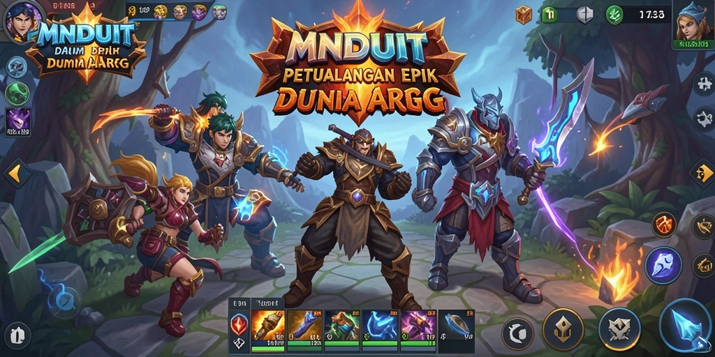 Screenshot gameplay ARPG MNDUIT yang menampilkan aksi seru.