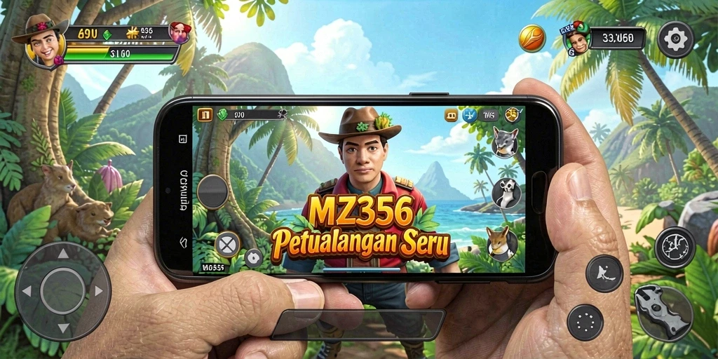 Gameplay MZ356 menampilkan petualangan mendebarkan di dunia fantasi.