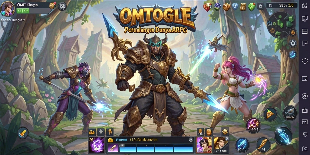 Tampilan menarik dari gameplay seru dalam OMTOGEL.