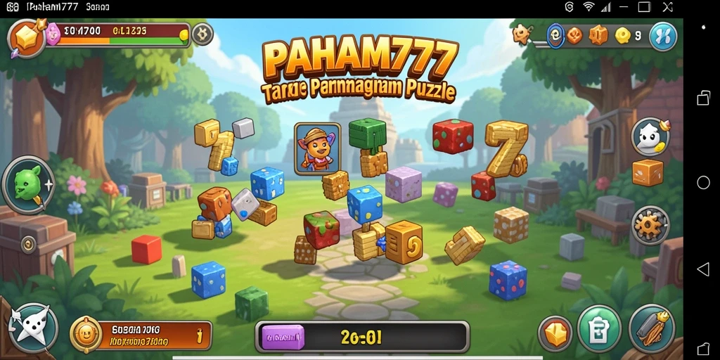 Tampilan gameplay PAHAM777 dengan tantangan Puzzle yang seru.