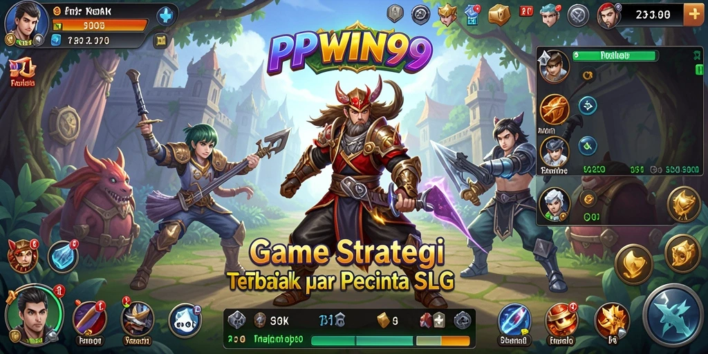 Tampilan menarik gameplay strategi dalam PPWIN99.