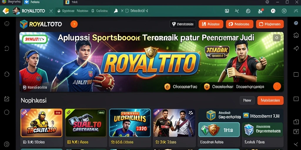 Tampilan menarik dari gameplay ROYALTOTO dengan berbagai opsi taruhan.