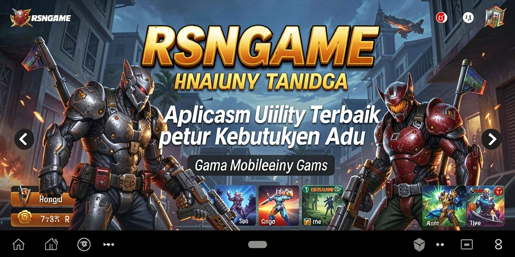 Tampilan permainan RSNGAME yang menarik dan intuitif.