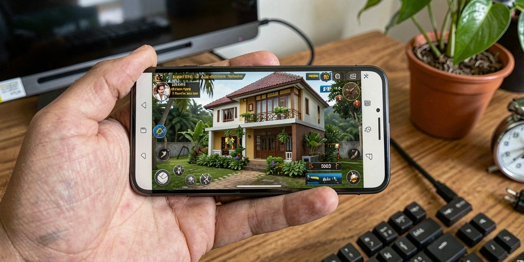 Tampilan antarmuka pengguna RUMAHTOTO yang intuitif dan informatif.