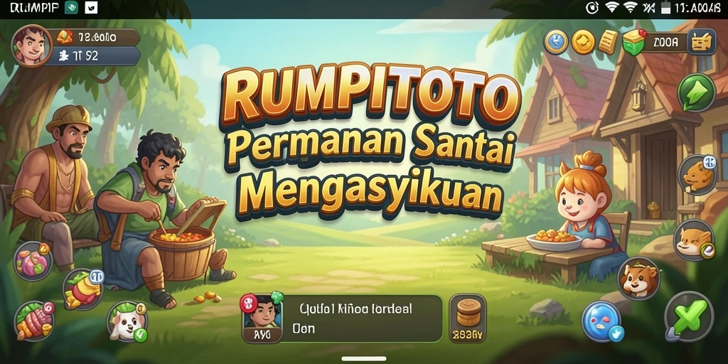 Screenshot RUMPITOTO menunjukkan gameplay yang ceria dan mengasyikkan.
