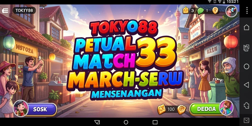 Gameplay seru dalam TOKYO88 yang penuh warna dan tantangan.