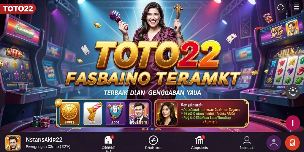 Screenshot gameplay TOTO22 menampilkan suasana Kasino yang mendebarkan dan menarik.