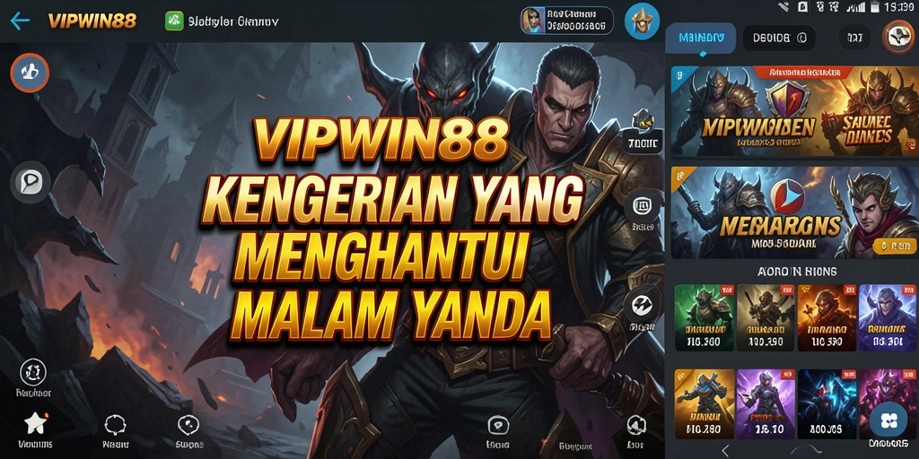 Tangkapan layar gameplay <strong>VIPWIN88</strong> dengan suasana kegelapan yang mencekam.
