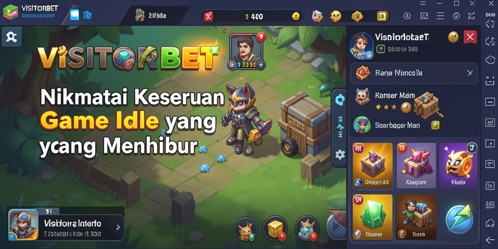 Tampilan gameplay VISITORBET yang menarik dan dinamis.