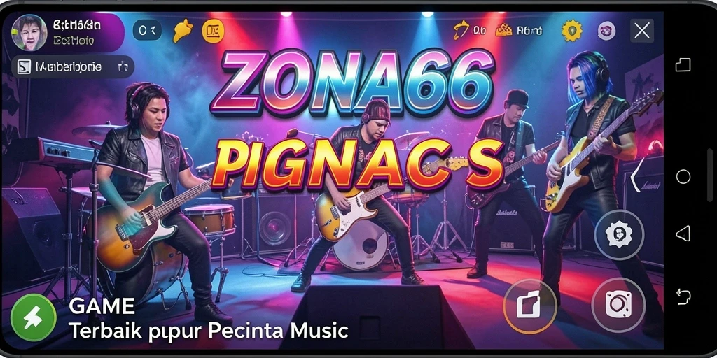 Tangkapan layar ZONA66 menampilkan pemain berkompetisi sambil menikmati musik.