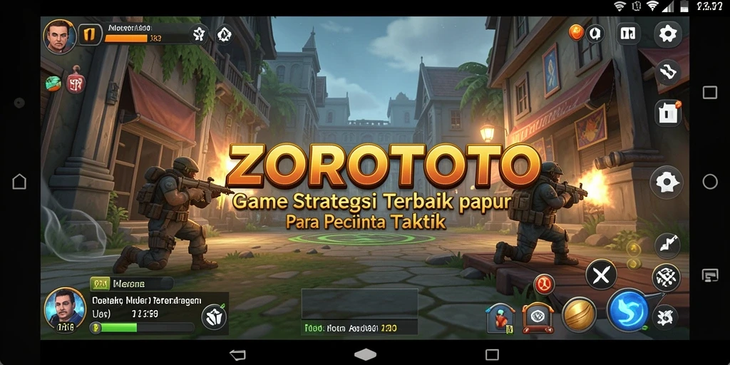 Tampilan gameplay strategis yang mendebarkan di ZOROTOTO.