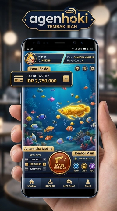 Screenshot aplikasi agenhoki menampilkan berbagai kategori yang memudahkan pencarian.